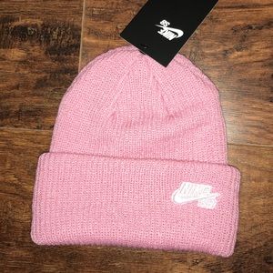 pink nike sb beanie